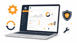 WordPress maintenance plan dashboard for Atlanta businesses