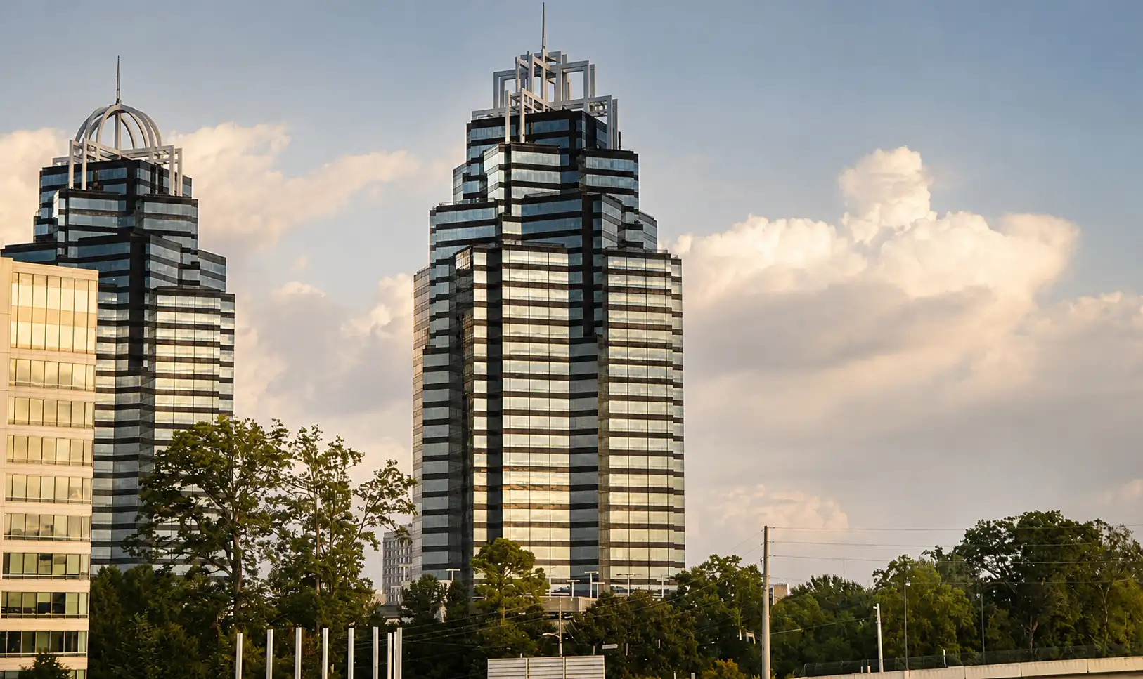 Sandy Springs Georgia business district office towers